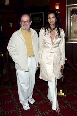 Padma Lakshmi and Salman Rushdie at event of Fahrenheit 9/11 (2004)