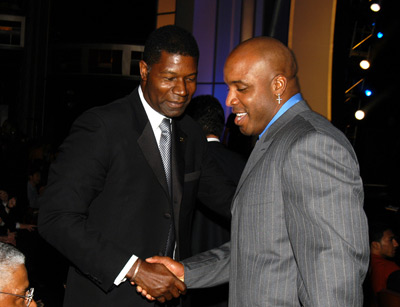 Dennis Haysbert and Barry Bonds at event of ESPY Awards (2003)