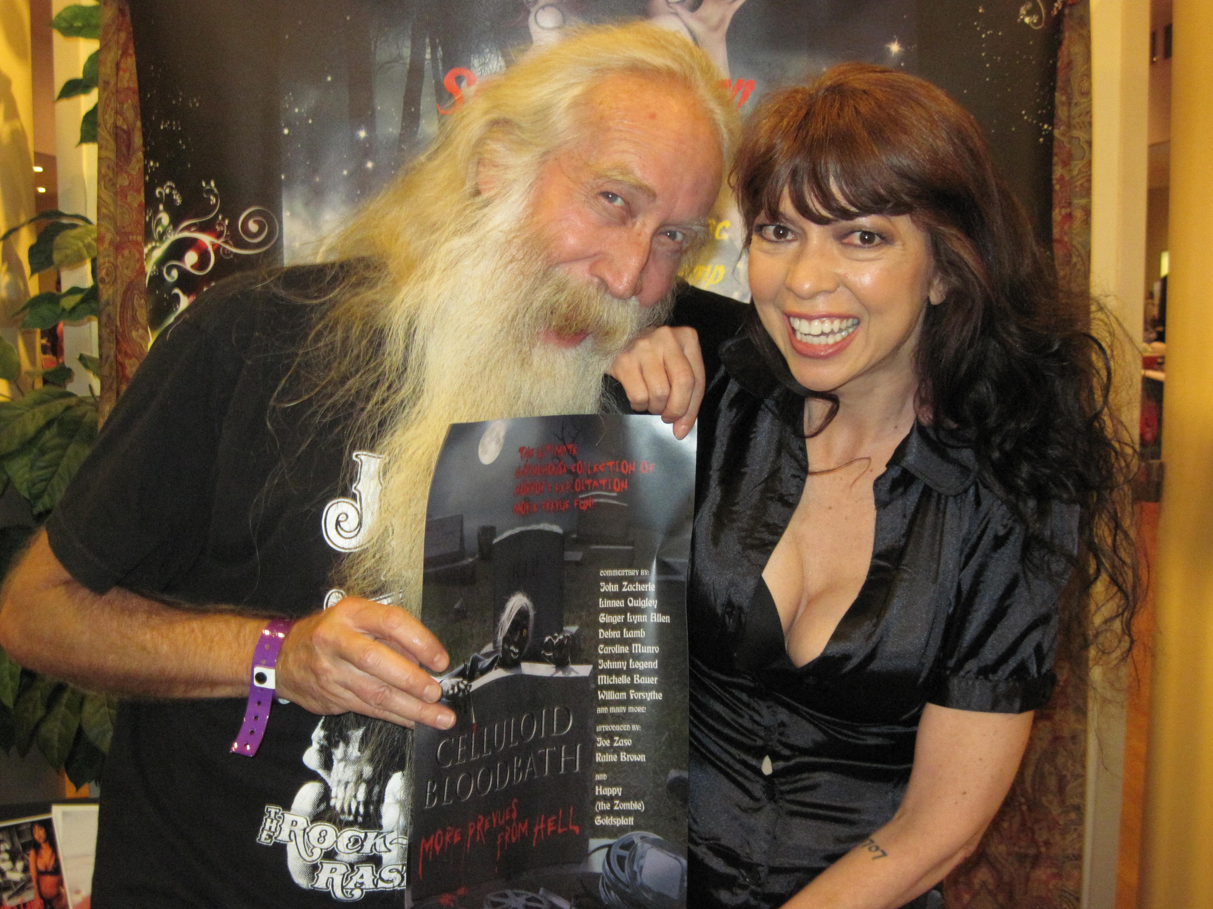 Debra Lamb with Johnny Legend at Miss Misery's DAYS OF TERROR Horror Con, September 28th, 2012 in Sacramento, CA.