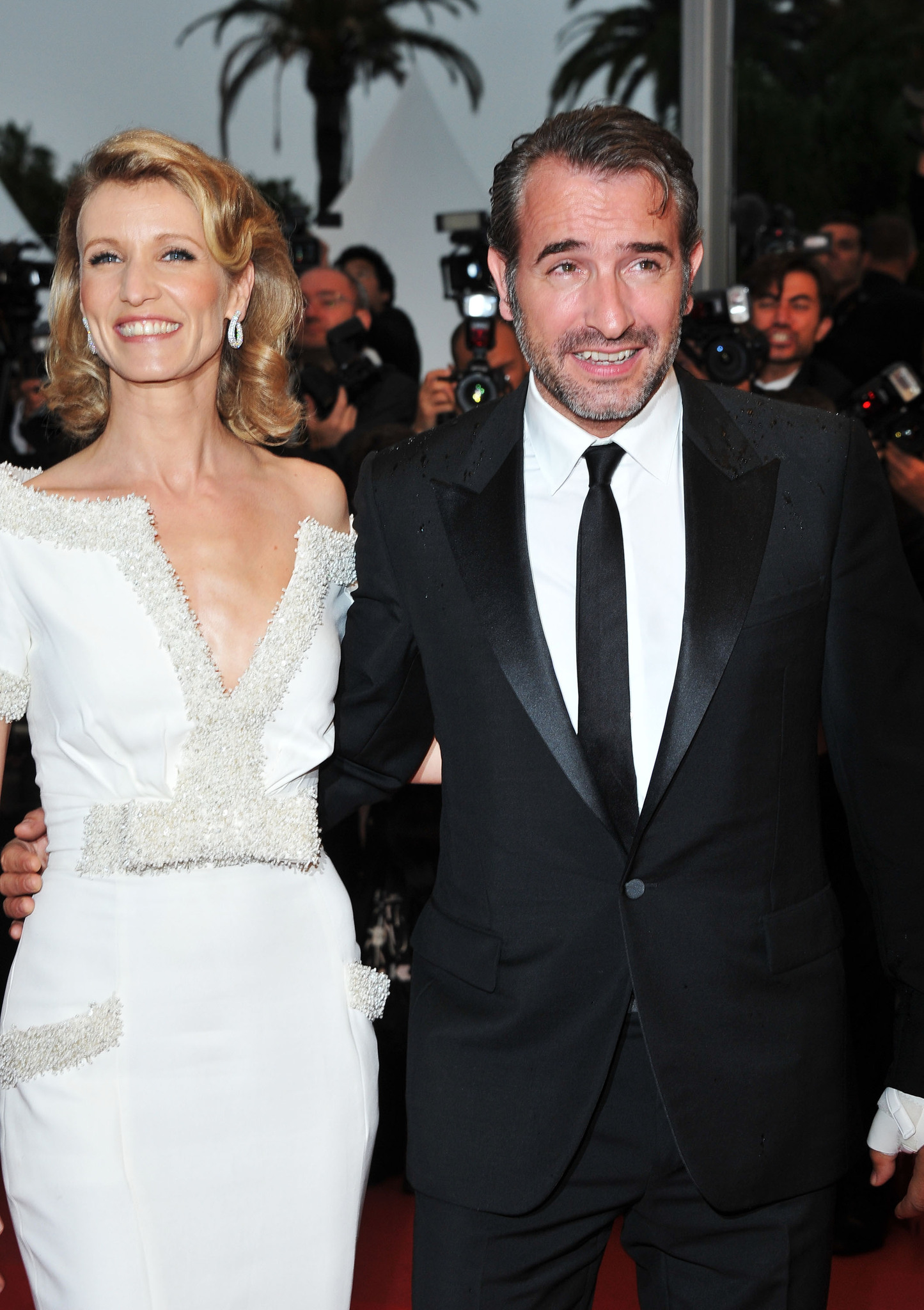 Jean Dujardin and Alexandra Lamy at event of Tereses nuodeme (2012)