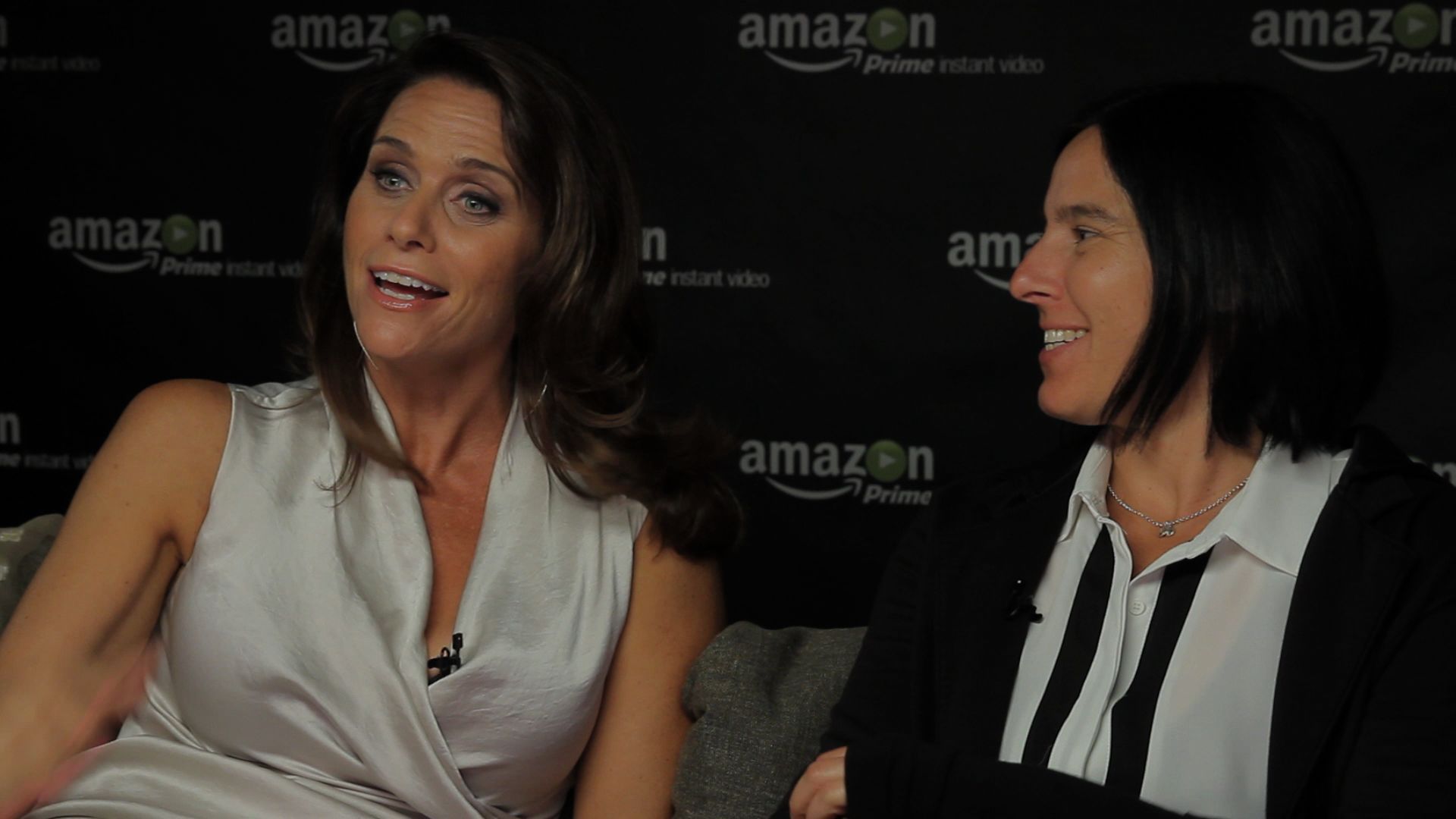 Still of Amy Landecker and Andrea Sperling in IMDb: What to Watch (2013)