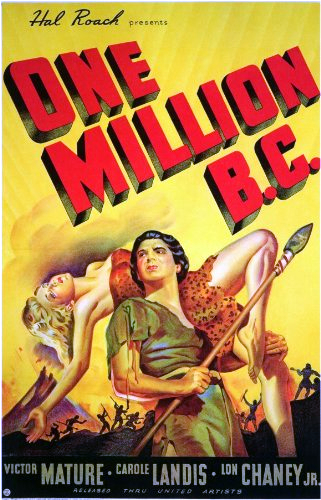 Victor Mature and Carole Landis in One Million B.C. (1940)