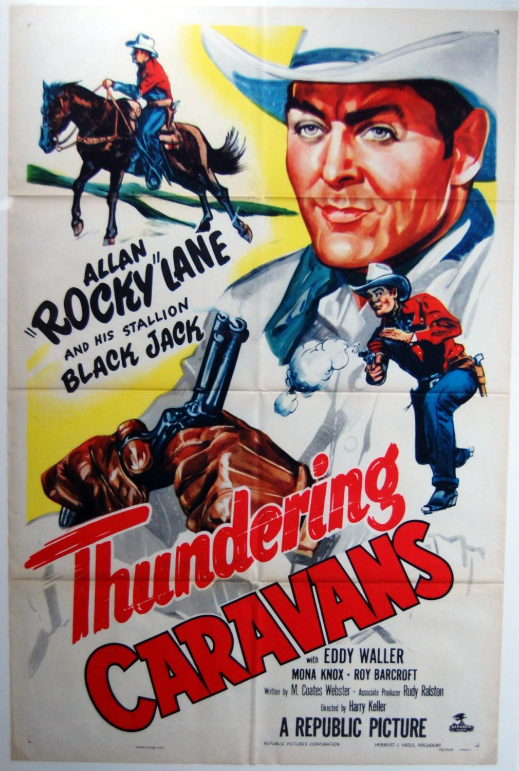 Allan Lane in Thundering Caravans (1952)