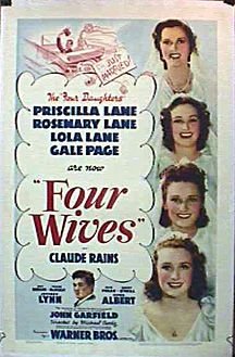 Lola Lane, Priscilla Lane, Rosemary Lane and Gale Page in Four Wives (1939)