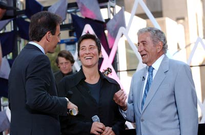 Tony Bennett, Matt Lauer and k.d. lang