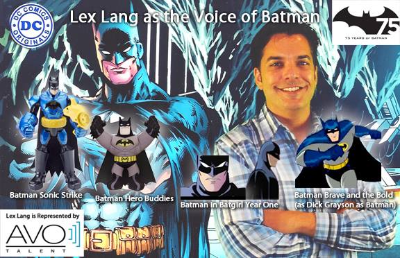 Lex Lang has voiced Batman for Numerous projects.