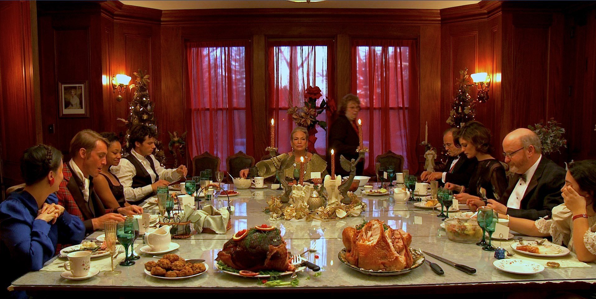 Eleonore Condo, Wally Dunn, Tibor Feldman, Elizabeth Jasicki, Antony Langdon, Alexandra Stewart, Nadia Dassouki, Angelique Cinelu and David Michael Holmes in Merry Christmas (2013)