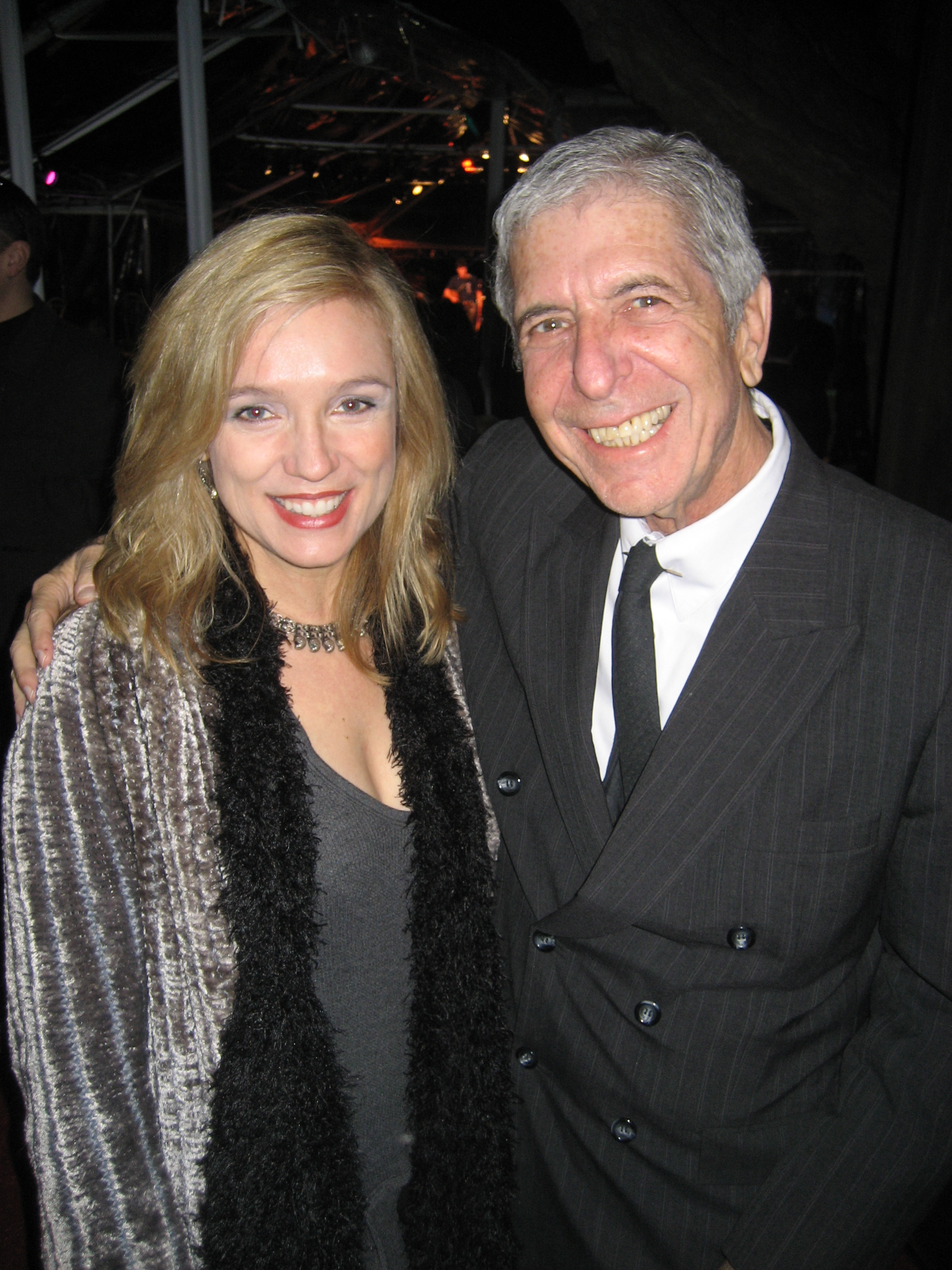 Lisa and Leonard Cohen