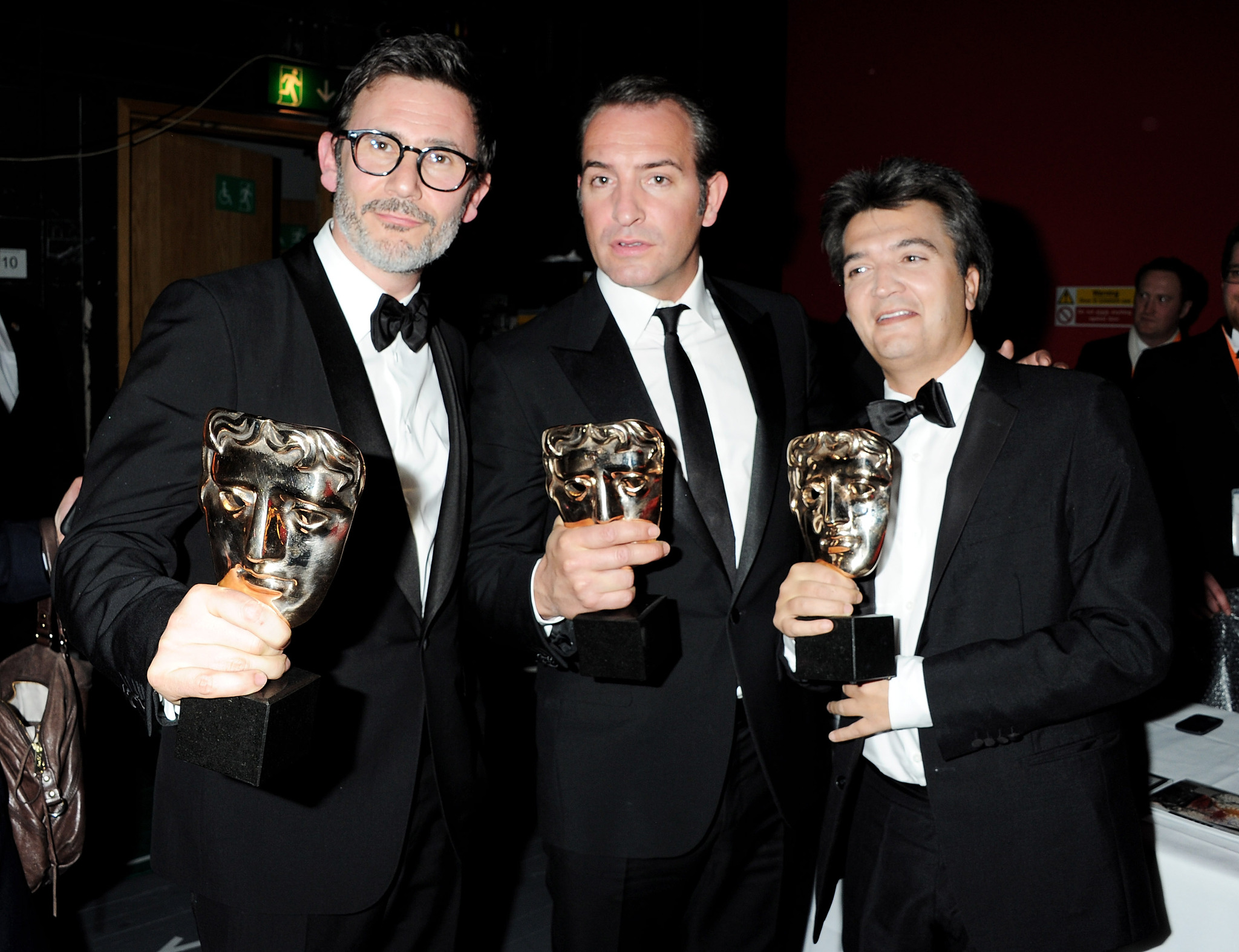 Jean Dujardin, Michel Hazanavicius and Thomas Langmann