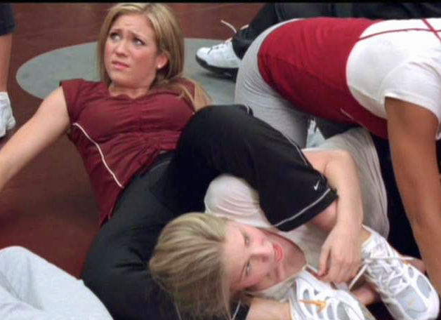 Nicole LaPlaca as Molly and Brittany Snow as Kate in John Tucker Must Die.