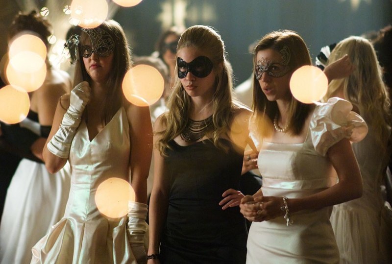 Katharine Isabelle, Nicole LaPlaca and Emily Perkins