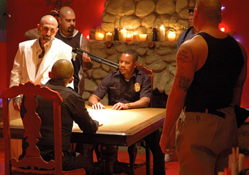 Robert LaSardo as Roland in the crime thriller Dirty (2005)