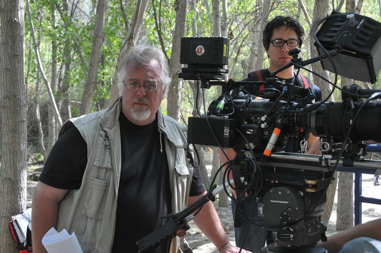 Steve Latshaw - on the set of RETURN OF THE KILLER SHREWS - June 7. 2011