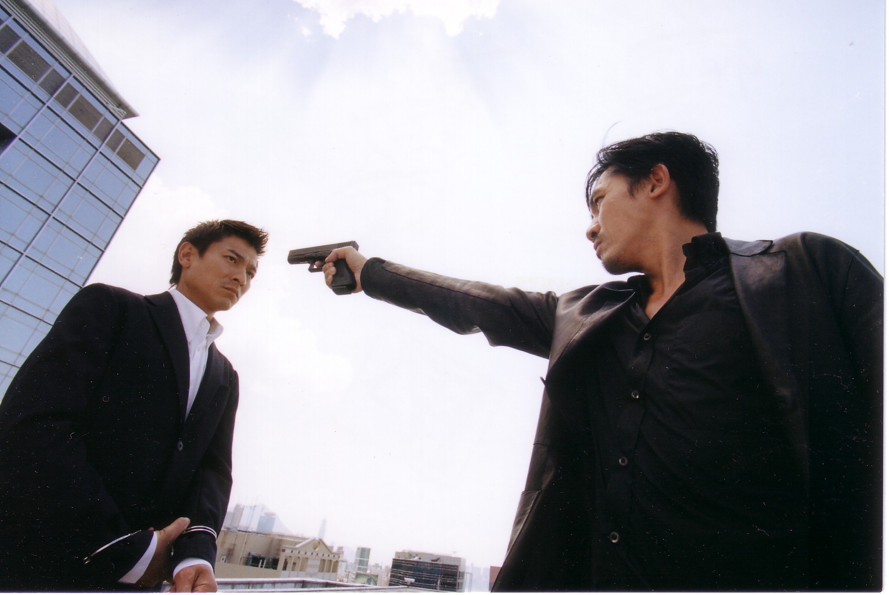 Still of Andy Lau and Tony Chiu Wai Leung in Mou gaan dou (2002)
