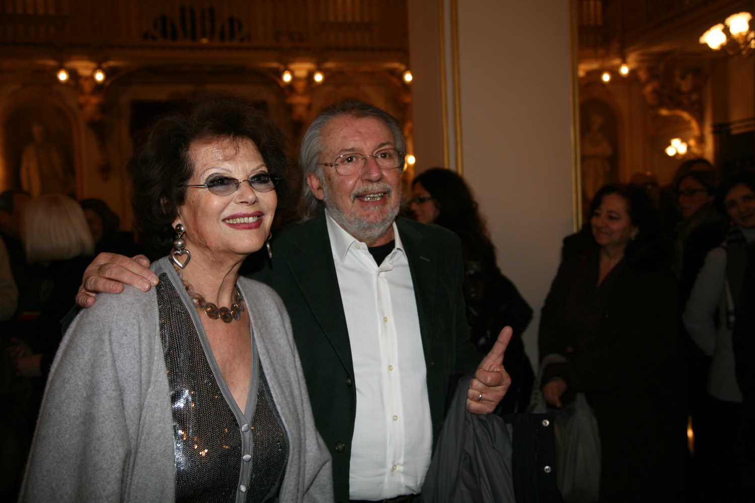 with Claudia Cardinale