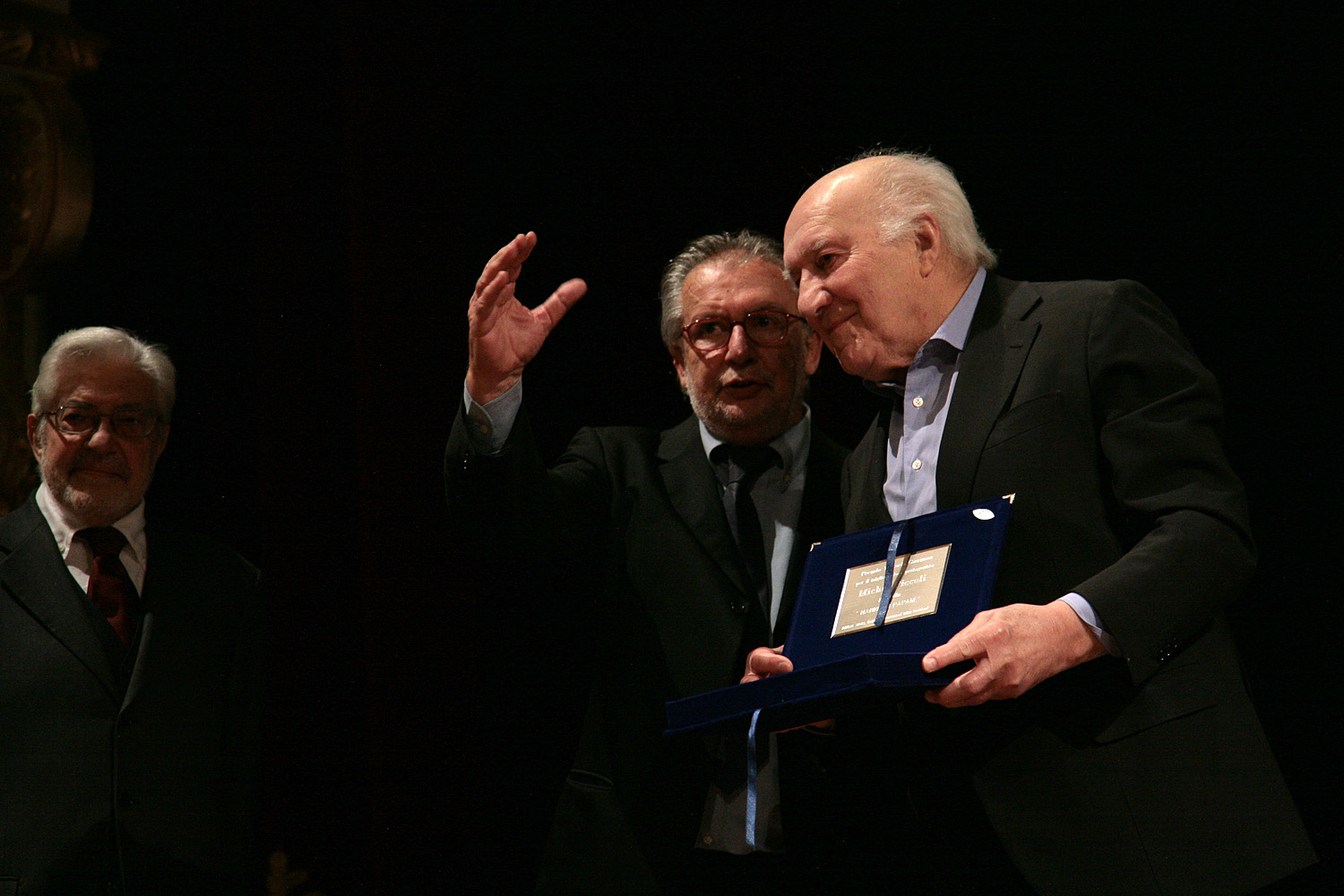 with Ettore Scola, Michel Piccoli