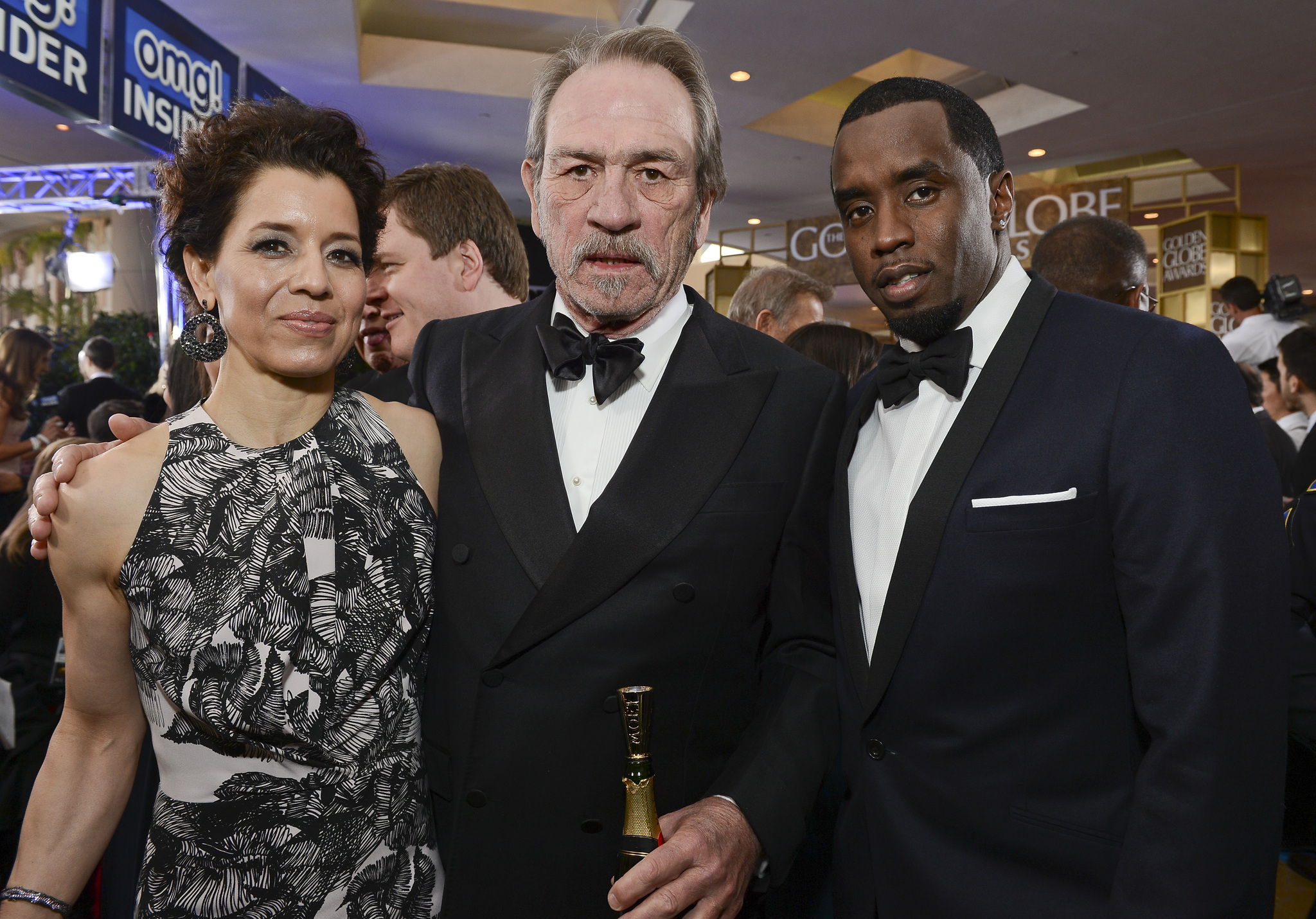 Tommy Lee Jones, Sean Combs and Dawn Jones