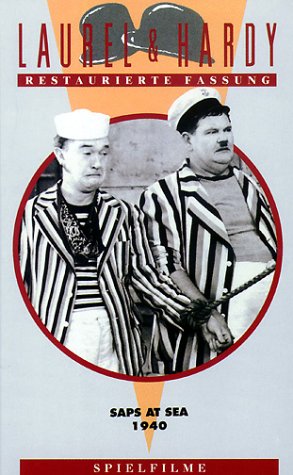 Oliver Hardy and Stan Laurel in Saps at Sea (1940)