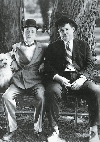 Oliver Hardy and Stan Laurel in All Wet (1924)