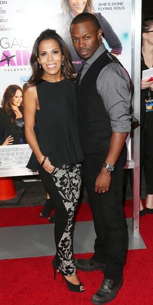 Aonika Laurent Thomas and Sean Patrick Thomas at Los Angeles premiere of Baggage Claim 2013