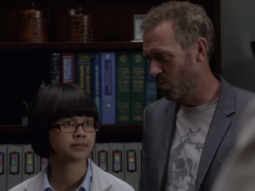 Still of Hugh Laurie and Charlyne Yi in Hausas (2004)
