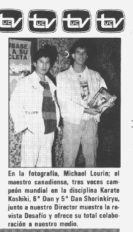 MICHEL LAURIN GIVING SEVERAL INTERVIEWS FOR TELEVISION AND MAGAZINES IN CHILE