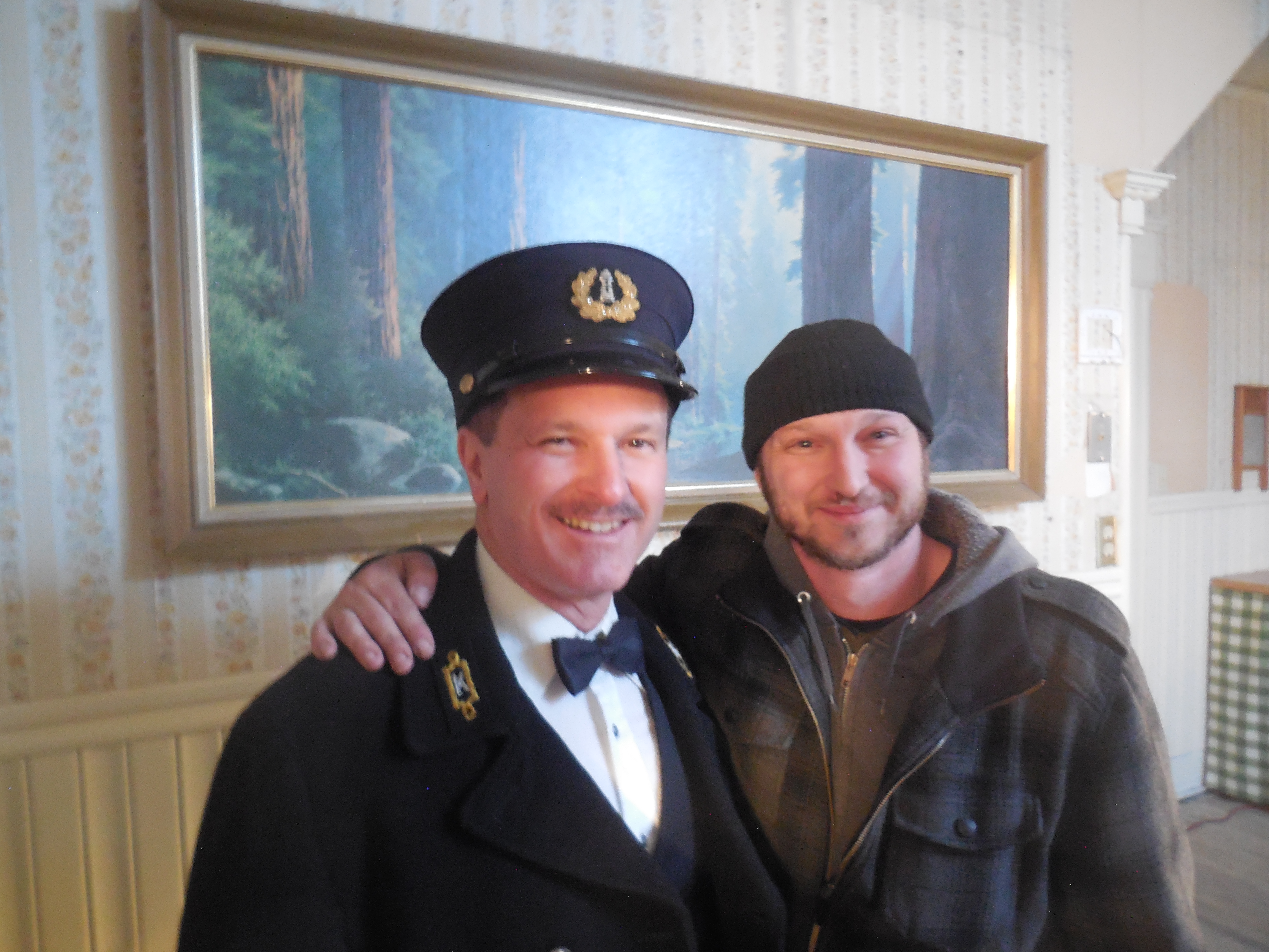With director Andy Wiest on the set of The Forlorned. Montana. 2015.