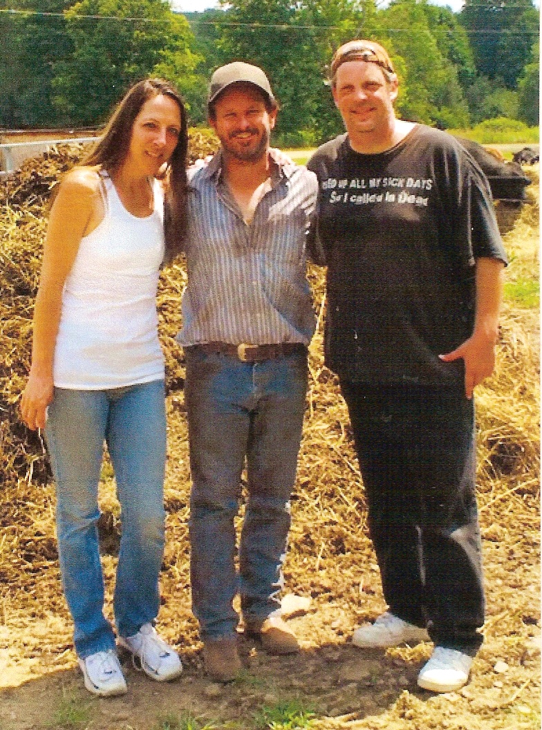 Larry Laverty, Marie Madison, and Paul Gorman on the set of 'Blood of Ohma' Rural Pennsylvania