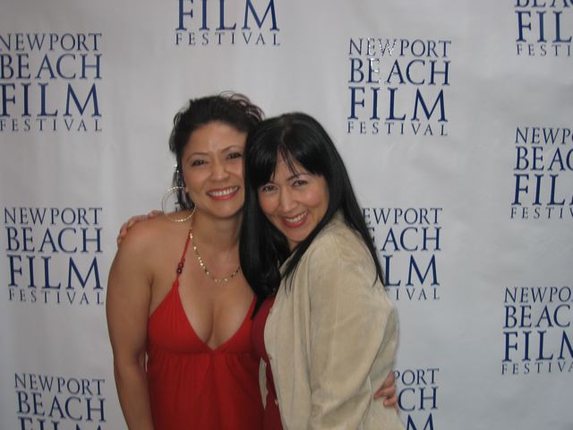 'He Was A Quiet Man' screening at The NewPort Beach Film Festival. Anzu Lawson with her sister, Sophia Porter