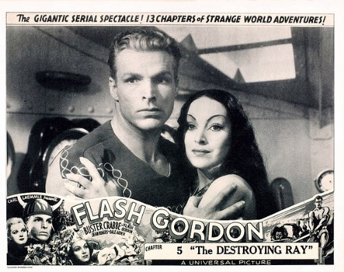 Buster Crabbe and Priscilla Lawson in Flash Gordon (1936)
