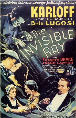 Boris Karloff, Bela Lugosi, Beulah Bondi, Violet Kemble Cooper, Frances Drake and Frank Lawton in The Invisible Ray (1936)