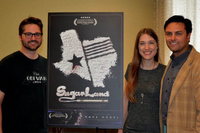 Director Tracie Laymon directs the Story Expo reading of Table Read My Screenplay contest winner RB Ripley's SUGAR LAND.