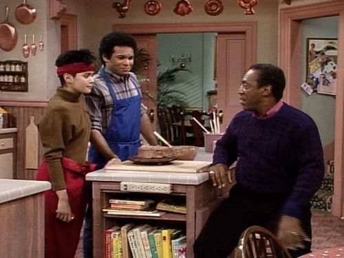Still of Bill Cosby, Sabrina Le Beauf and Geoffrey Owens in The Cosby Show (1984)