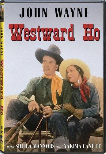 John Wayne and Sheila Bromley in Westward Ho (1935)