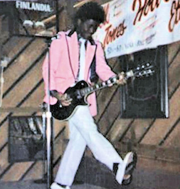 Shane LeMar as Chuck Berry in the Howell Tones