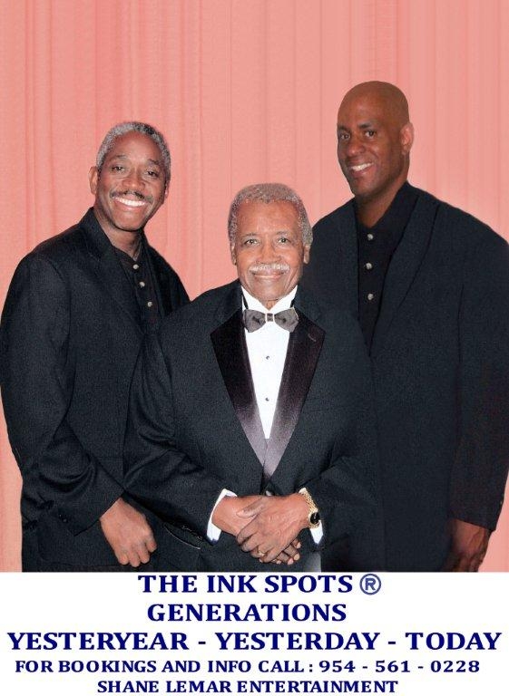 THE INK SPOTS GENERATIONS Shane LeMar, Sonny Hatchett & Rolando Malverez fall 2011