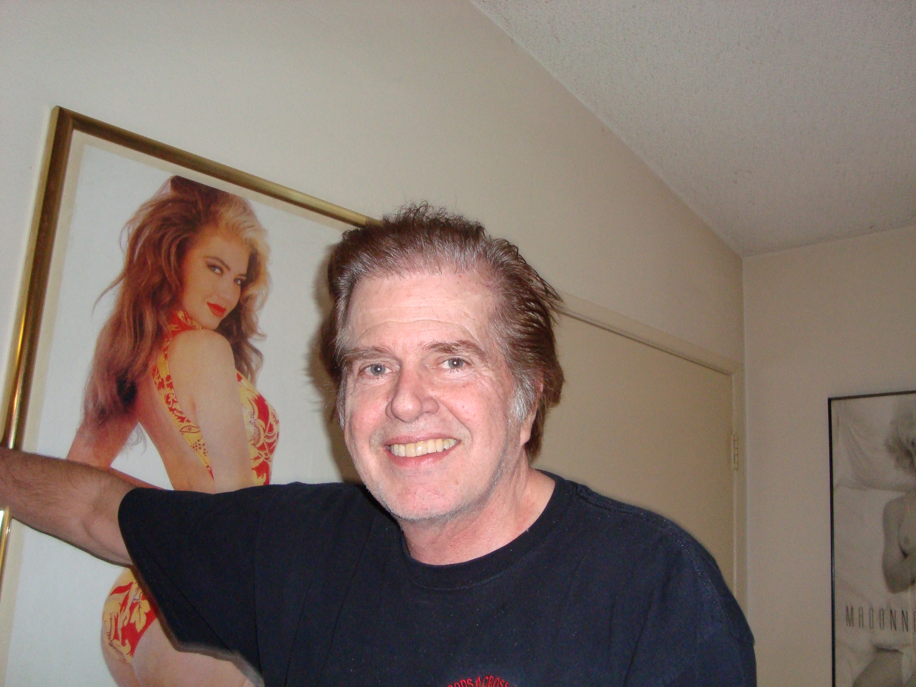 2009, in front of Thalia poster