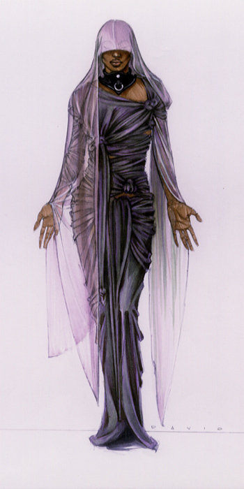 Costume design illustration for 