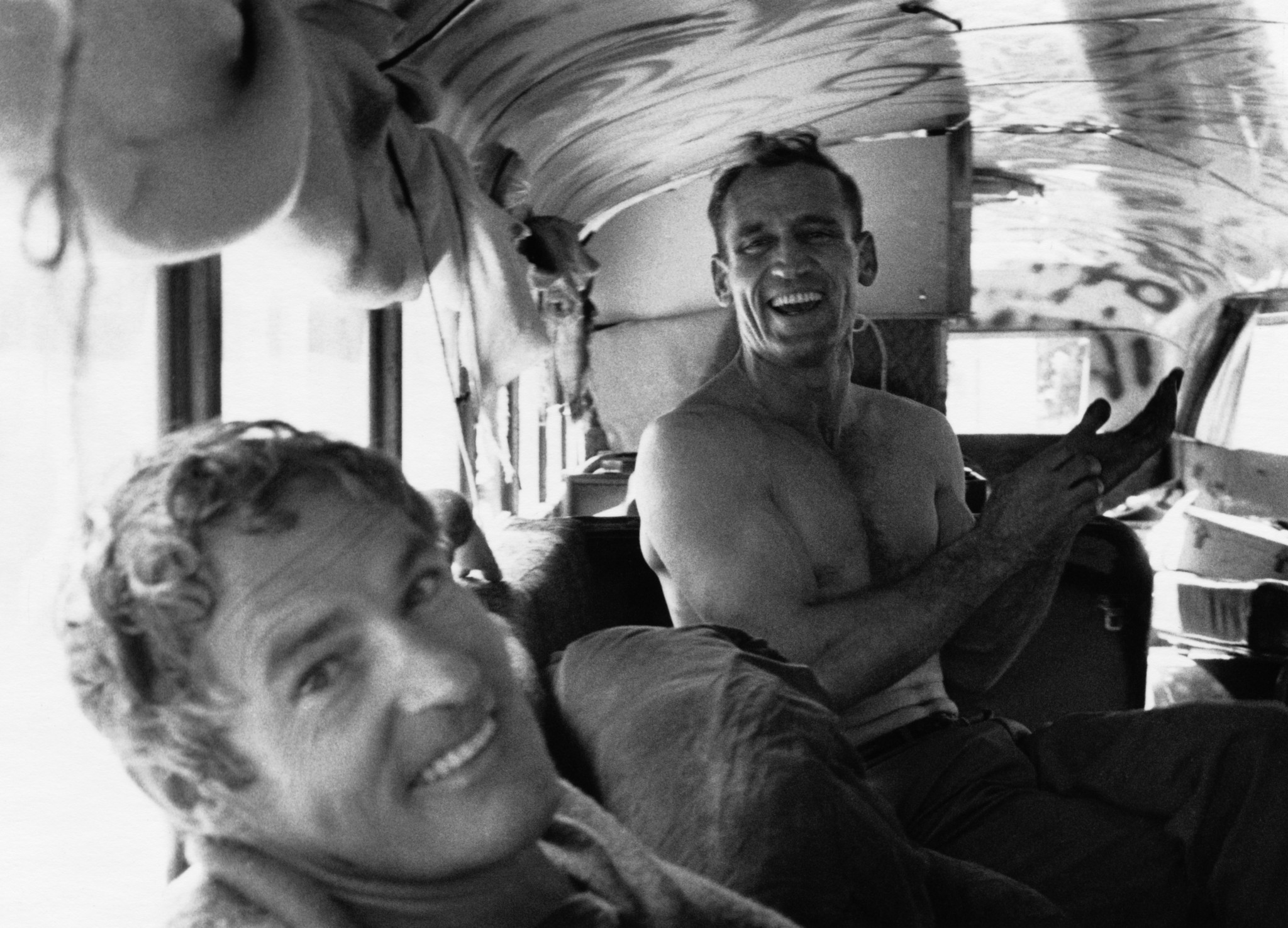 Still of Neal Cassady and Timothy Leary in Magic Trip (2011)