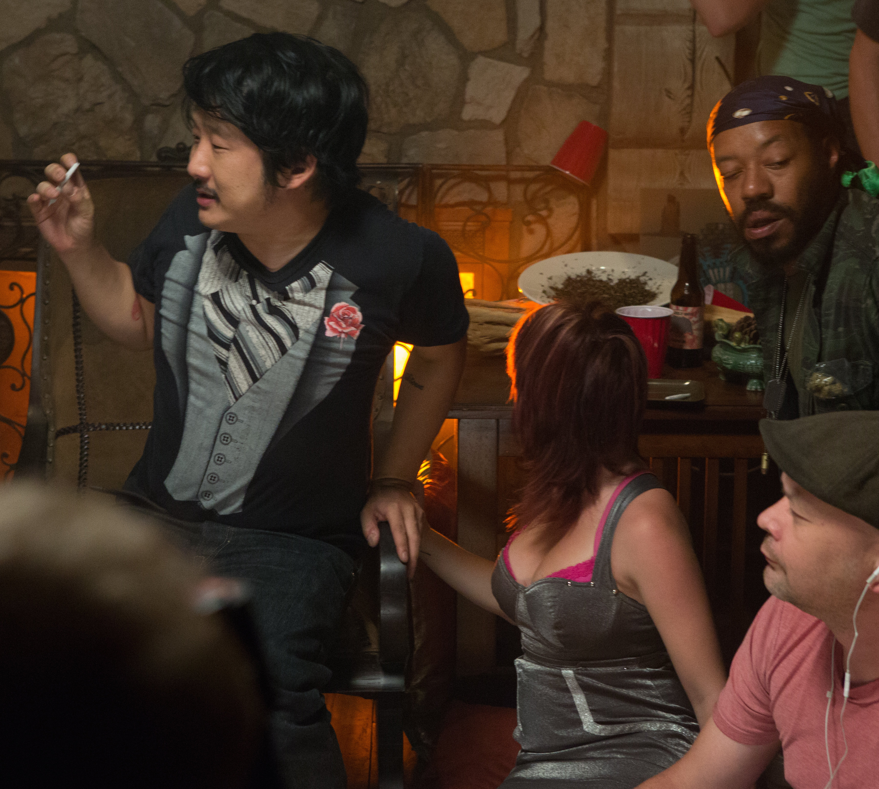 Still of Bobby Lee and Jevon Dismuke in Bro, What Happened? (2014)