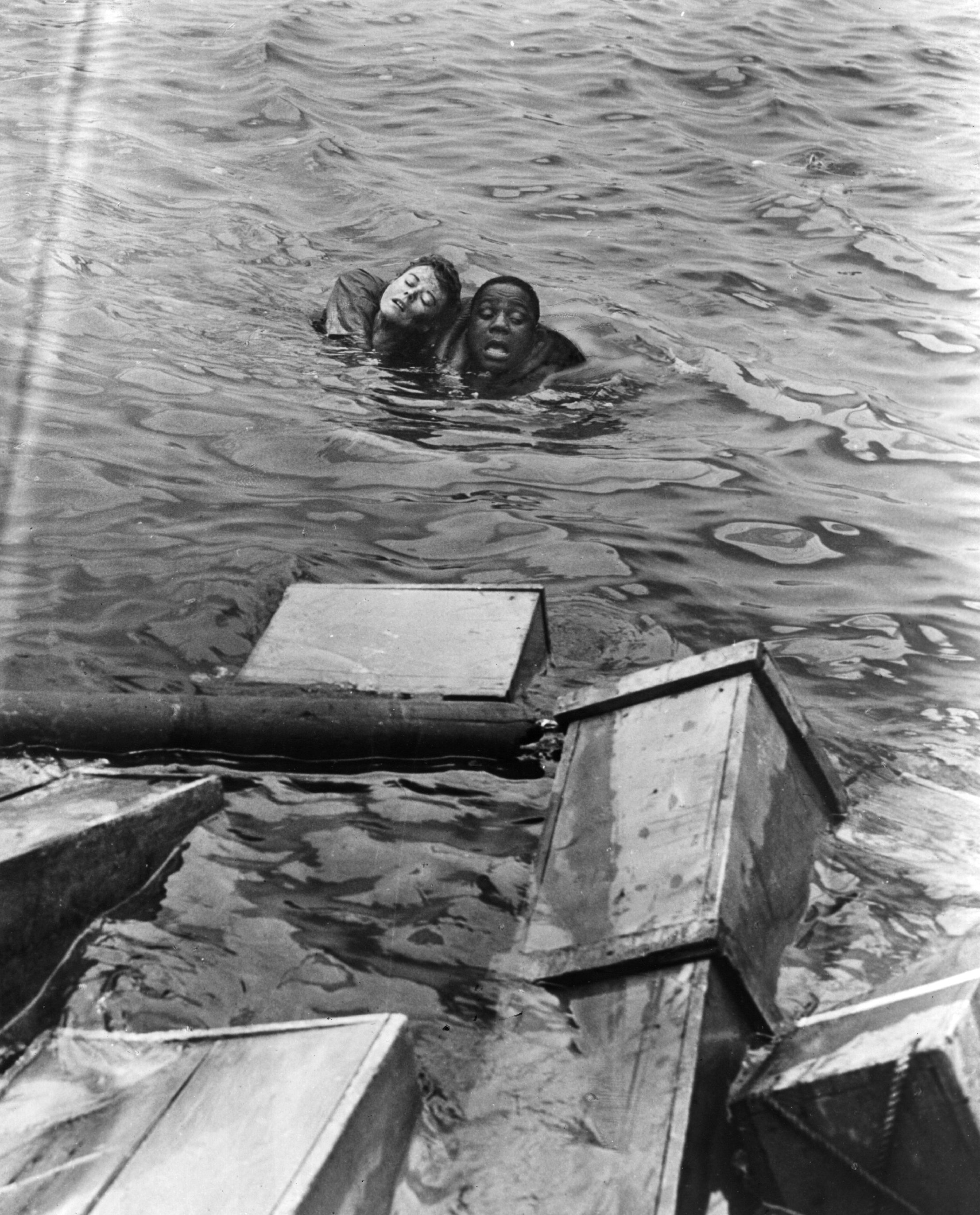 Still of Heather Angel and Canada Lee in Lifeboat (1944)