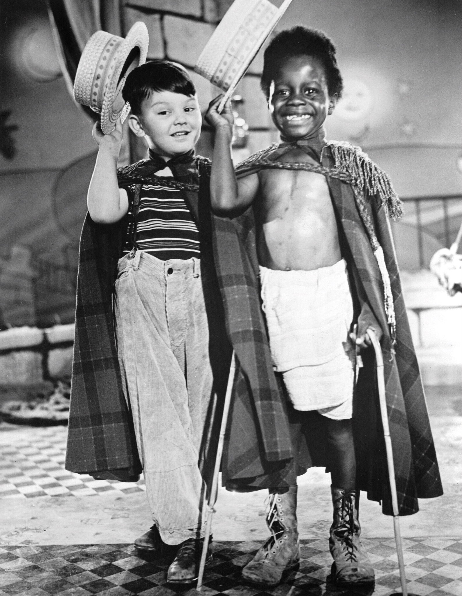 Eugene 'Porky' Lee and Billie 'Buckwheat' Thomas