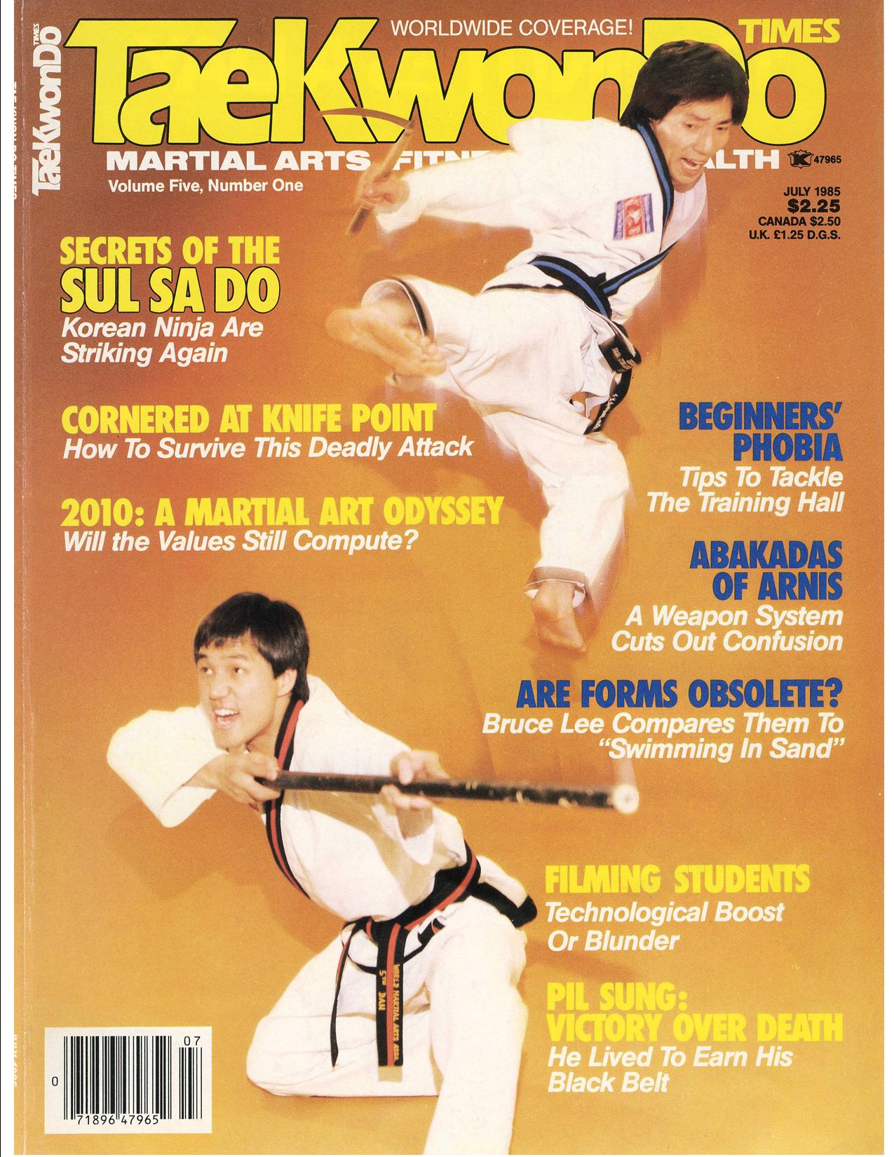 Julian Lee jumps into action for Taekwondo Times cover story