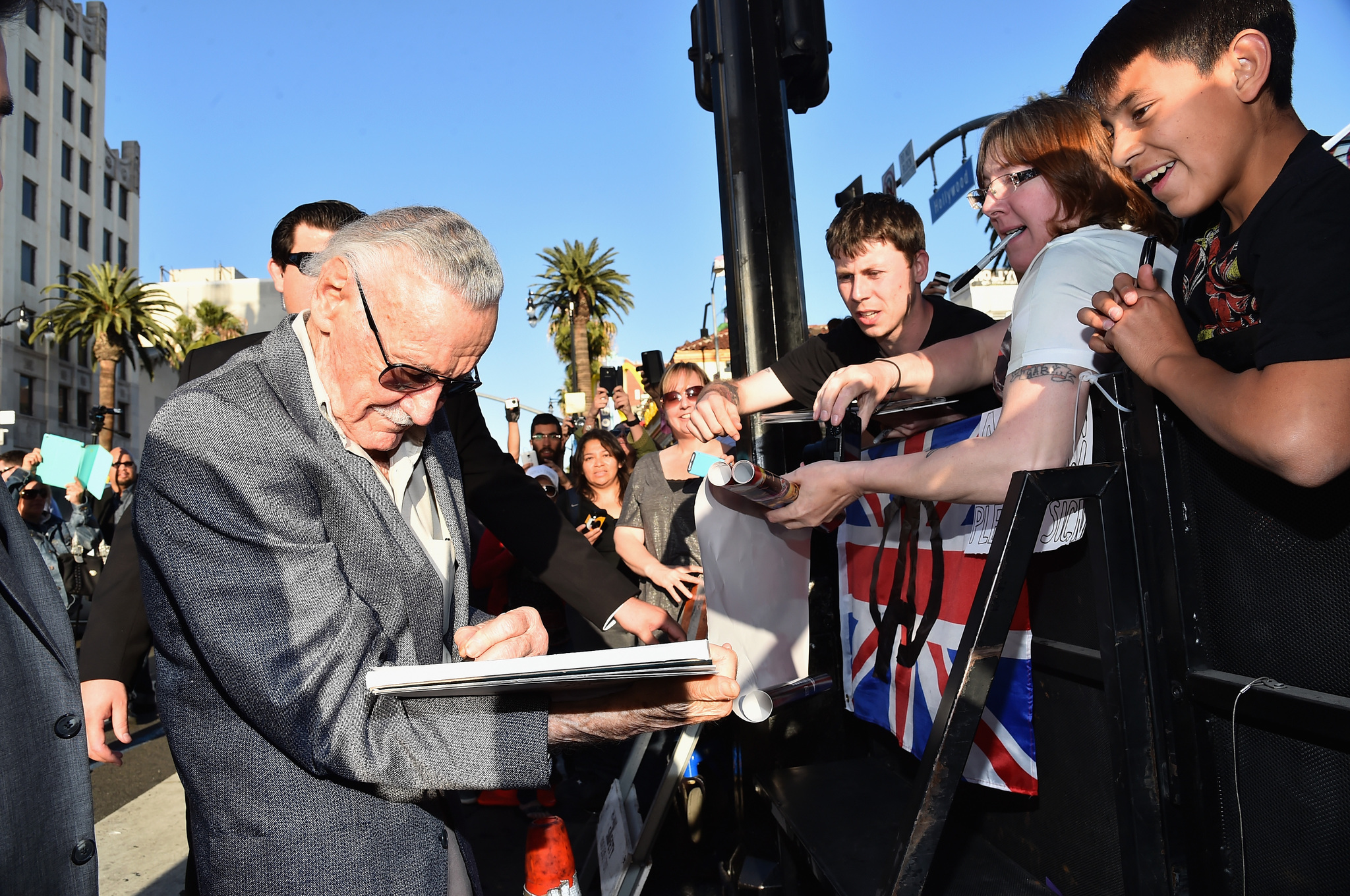 Stan Lee at event of Kersytojai 2 (2015)