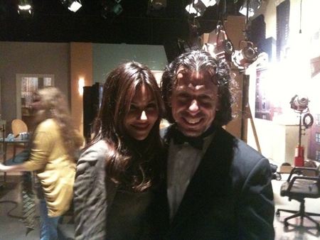 Zak Lee Guarnaccia with Vanessa Marcil Giovinazzo on General Hospital (2010)