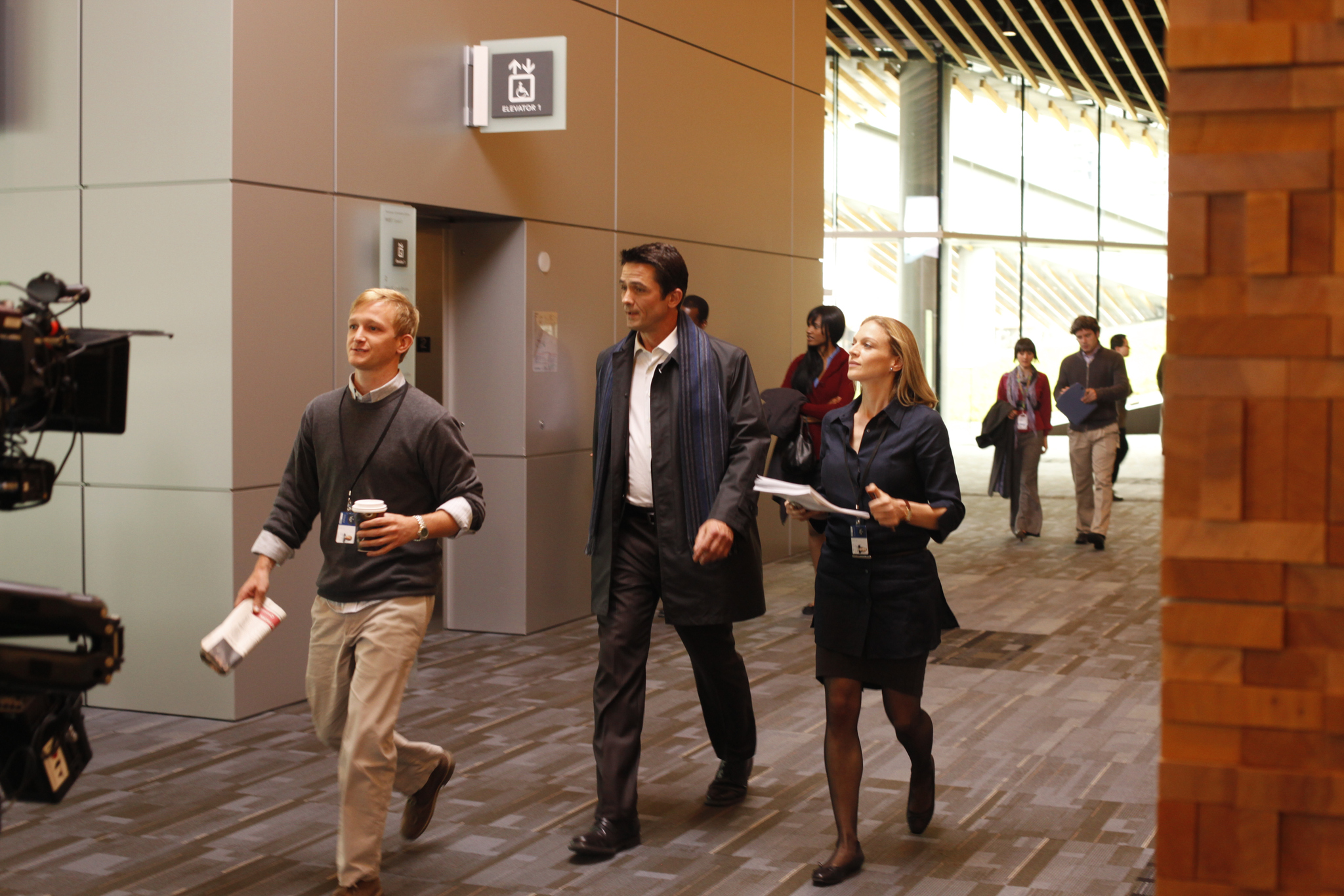 Still of Billy Campbell, Kristin Lehman and Eric Ladin in Zmogzudyste (2011)