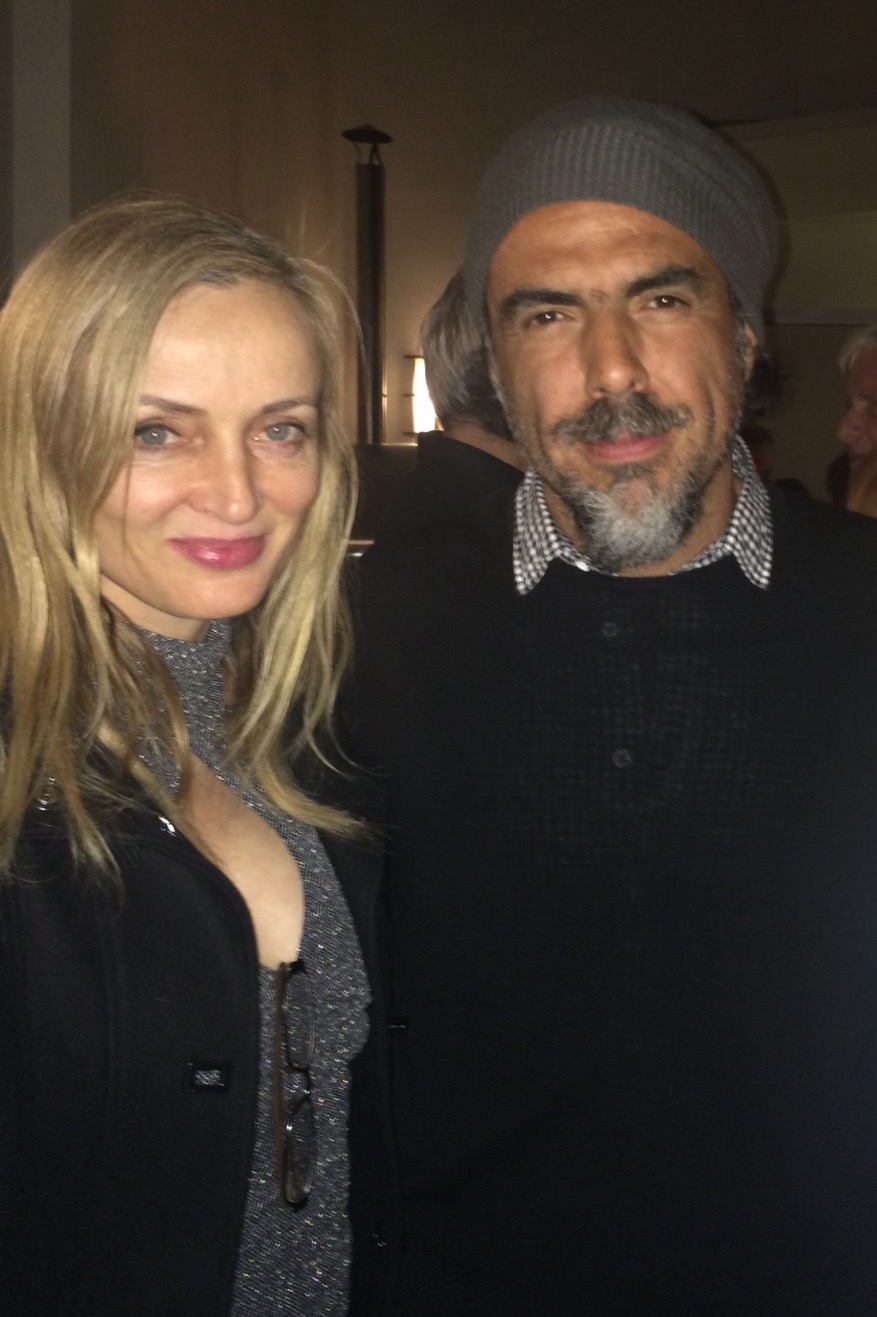 With Alejandro González Iñárritu