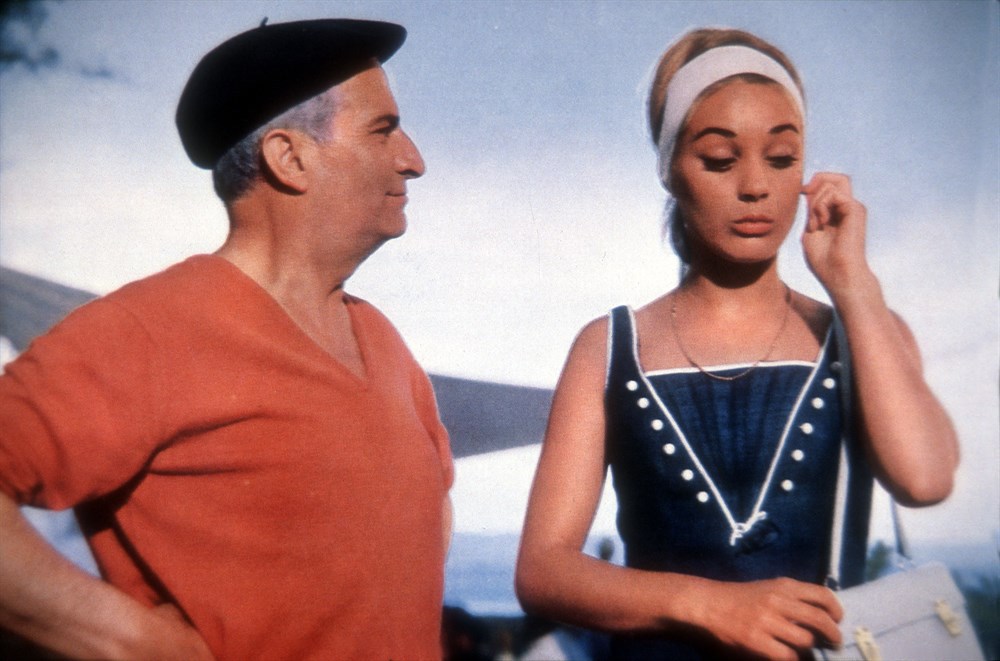 Still of Louis de Funès and Jean Lefebvre in The Troops of St. Tropez (1964)