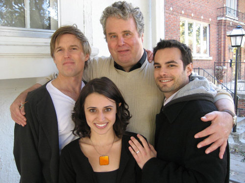 Jamie Elman, Adam LeFevre, Bill Sage and Brittany Benjamin in The Scientist (2010)