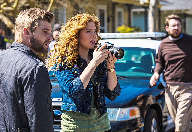 Still of Rachelle Lefevre and Mike Vogel in Under the Dome (2013)